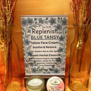 "replenish" tallow face cream peppermint