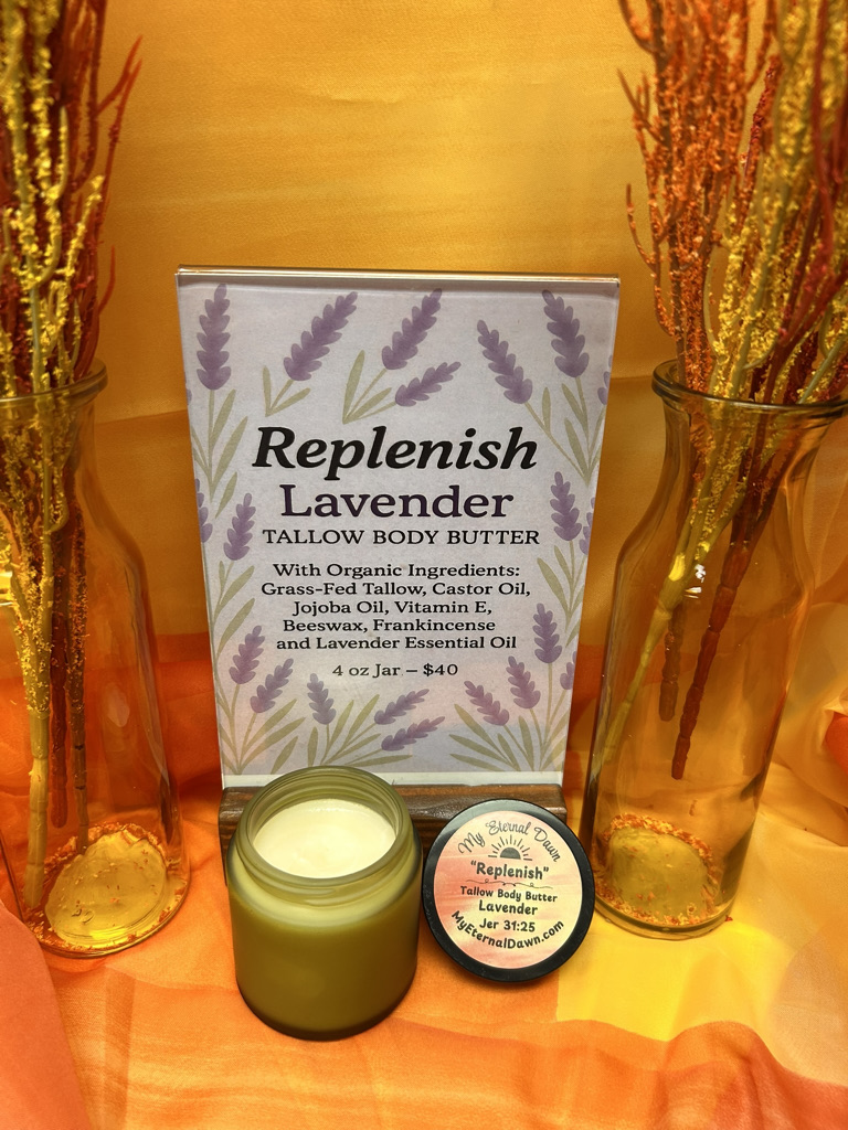 "Replenish" Tallow Body Butter - Lavender "Replenish" Tallow Body Butter - Lavender