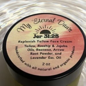 "replenish" tallow face cream peppermint